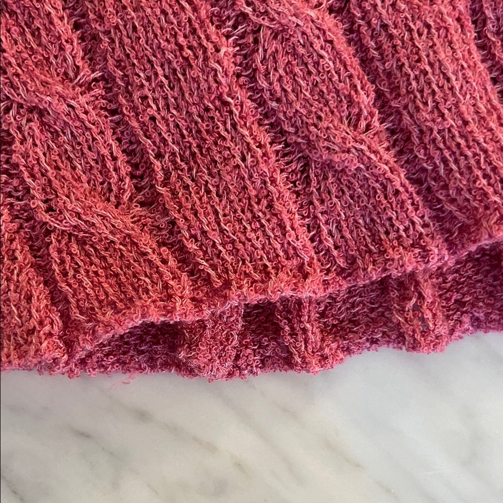 Current Air Pink Cable Knit Maxi Skirt - Picture 4 of 5